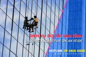 Dịch vụ đu dây lau kính tòa nhà uy tín