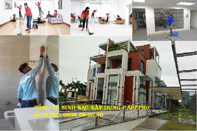 tổng vệ sinh sau xây dựng