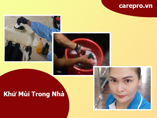 Khử mùi trong nhà khi vệ sinh nhà ở