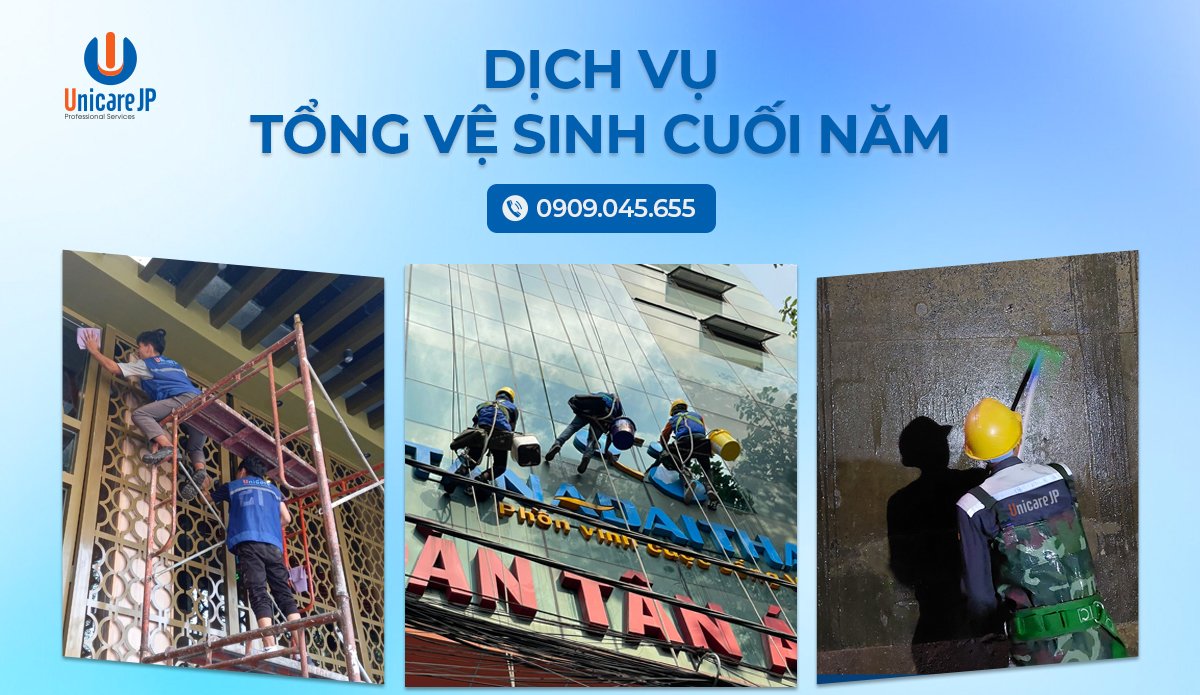 tổng vệ sinh cuối năm