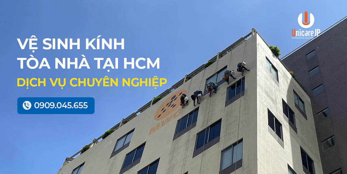 vệ sinh kính tòa nhà tại hcm