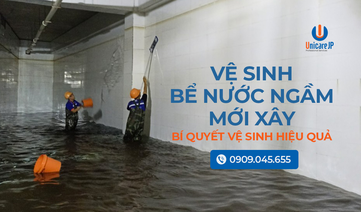ve sinh be nuoc ngam moi xay