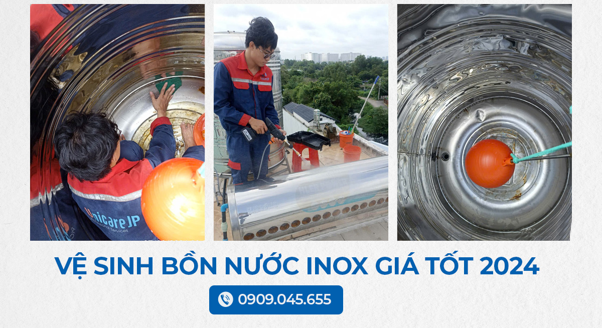 vệ sinh bồn nước giá tốt 2024