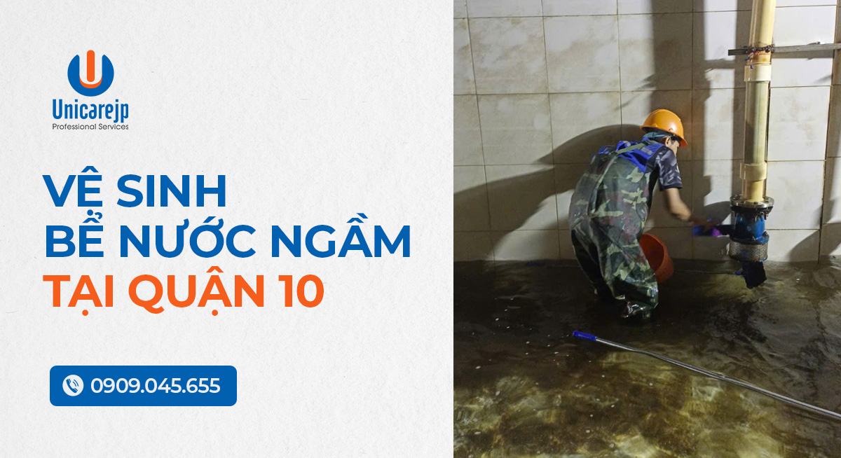Vệ Sinh Bể Nước Ngầm Tại Quận 10