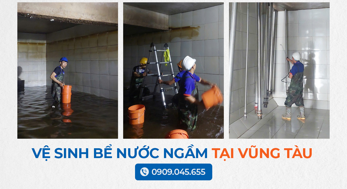 Vệ Sinh Bể Nước Ngầm Tại Vũng Tàu