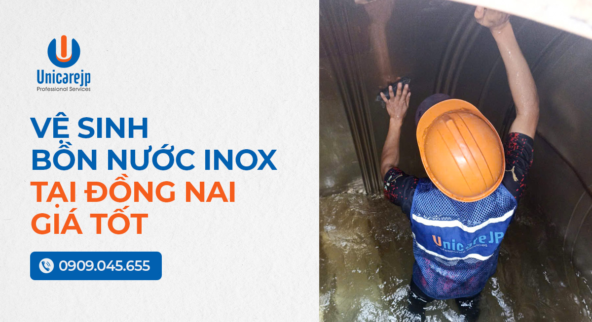 Vệ Sinh Bồn Nước Inox Tại Đồng Nai Giá Tốt