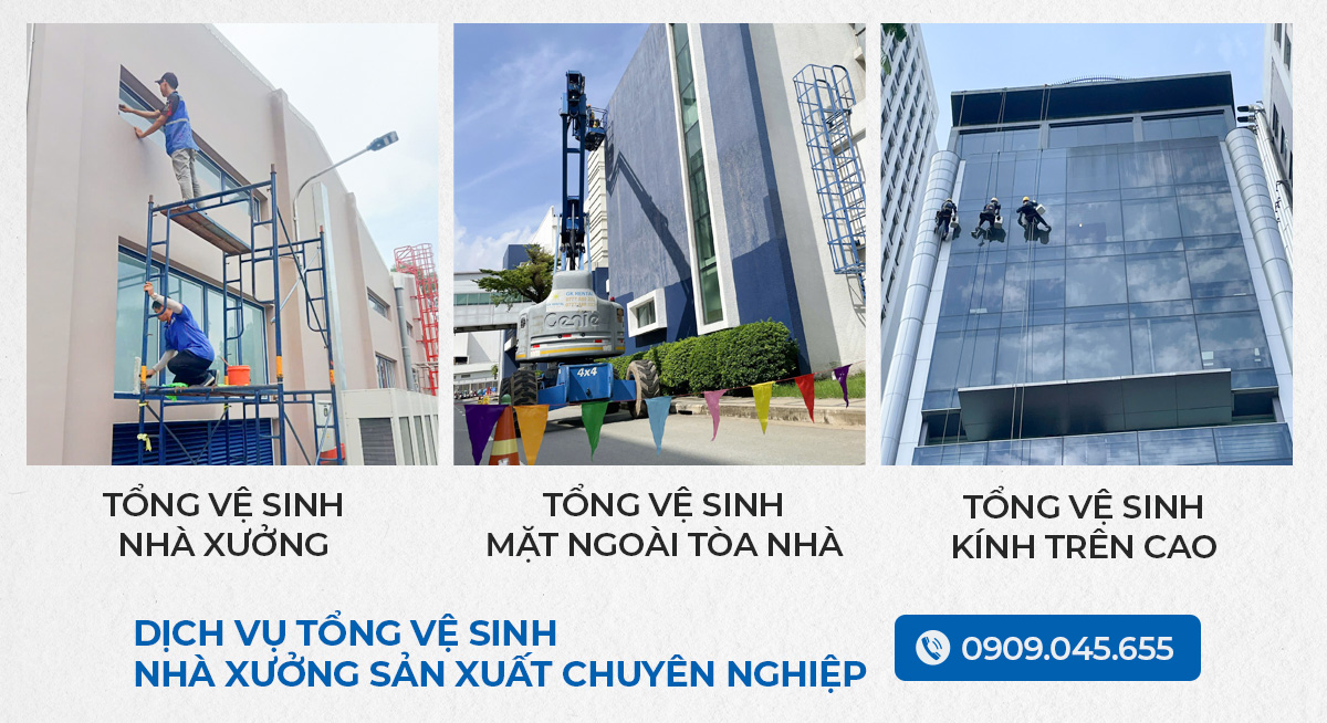 Dịch Vụ Tổng Vệ Sinh Nhà Xưởng Sản Xuất Chuyên Nghiệp