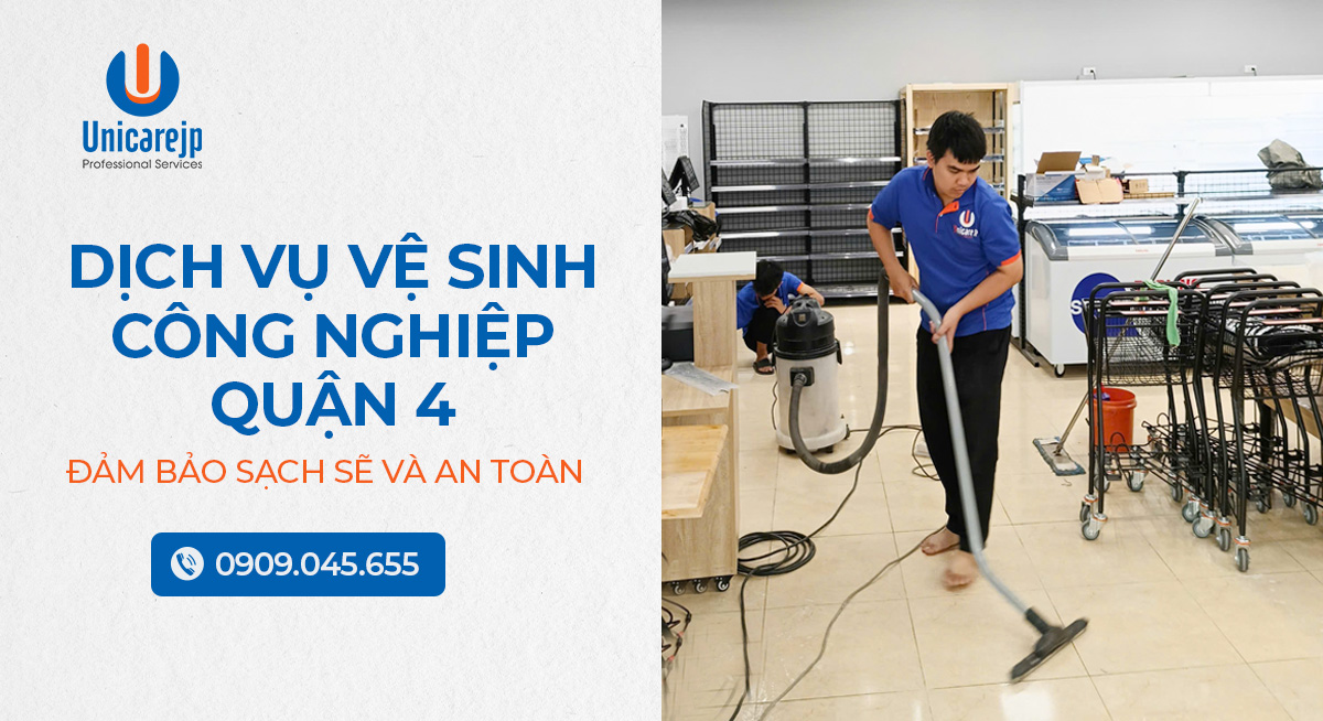 Dịch vụ vệ sinh công nghiệp quận 4