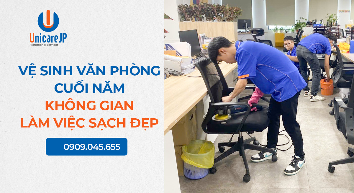 Vệ Sinh Văn Phòng Cuối Năm