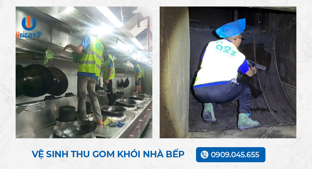 Vệ sinh ống khói nhà hàng