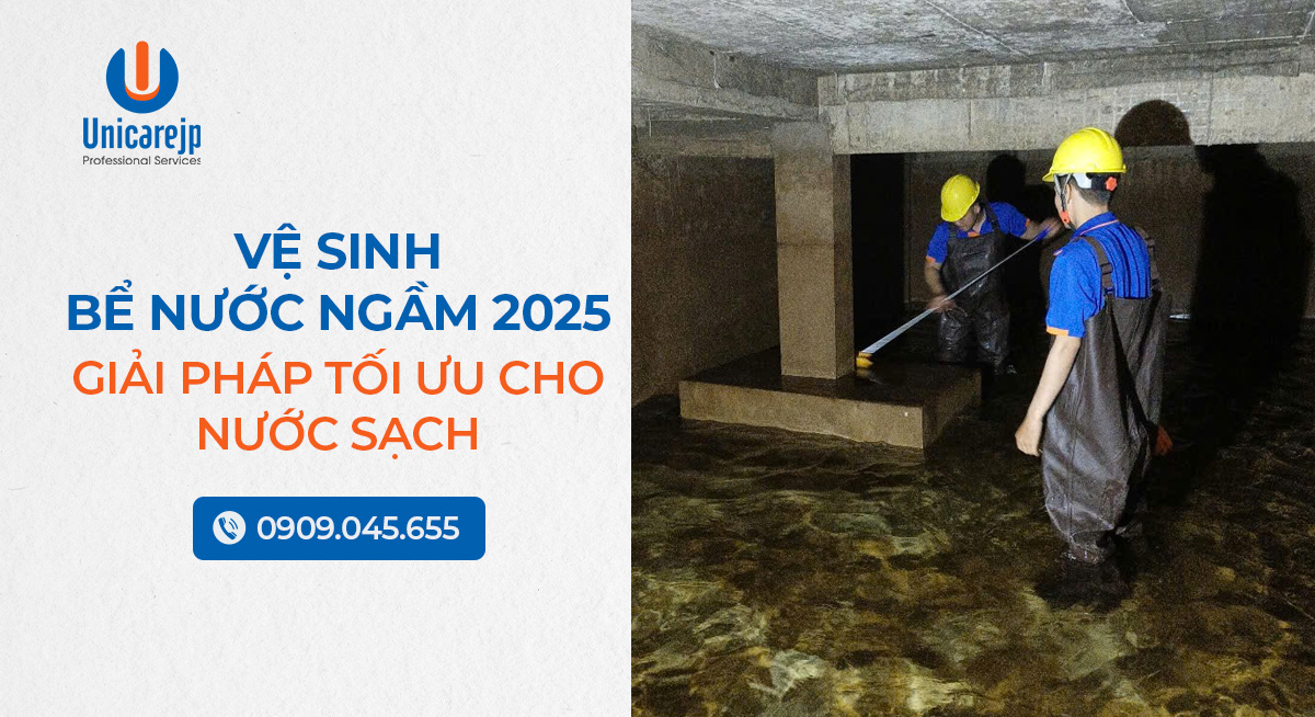 Vệ sinh bể nước ngầm 2025