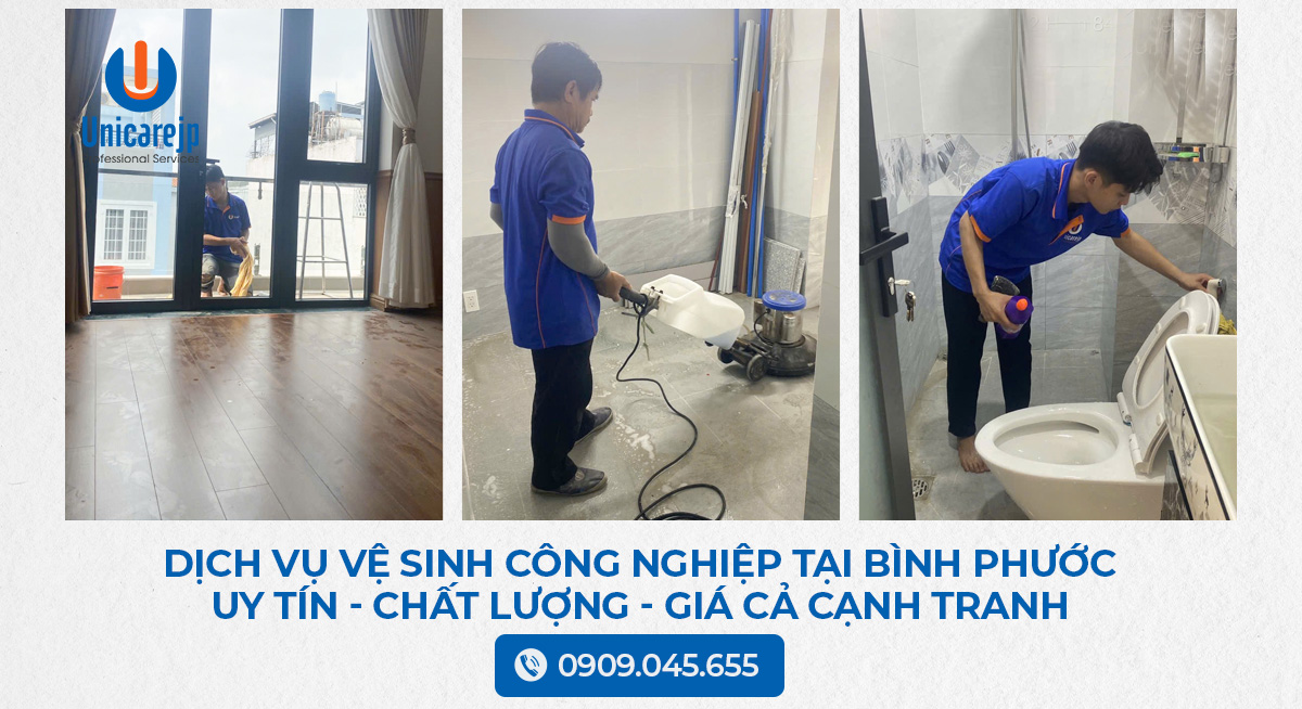 Dịch vụ vệ sinh công nghiệp tại Bình Phước