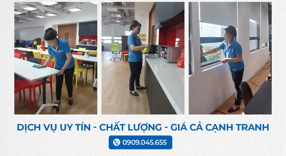 Dịch vụ vệ sinh hằng ngày tại văn phòng