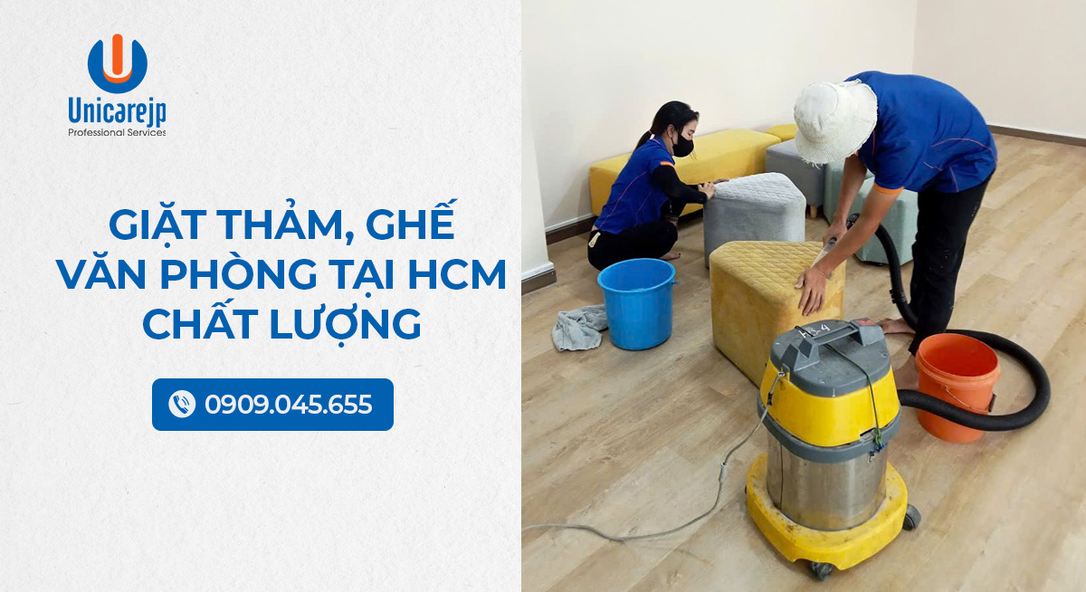 Giặt thảm, ghế văn phòng tại HCM chất lượng