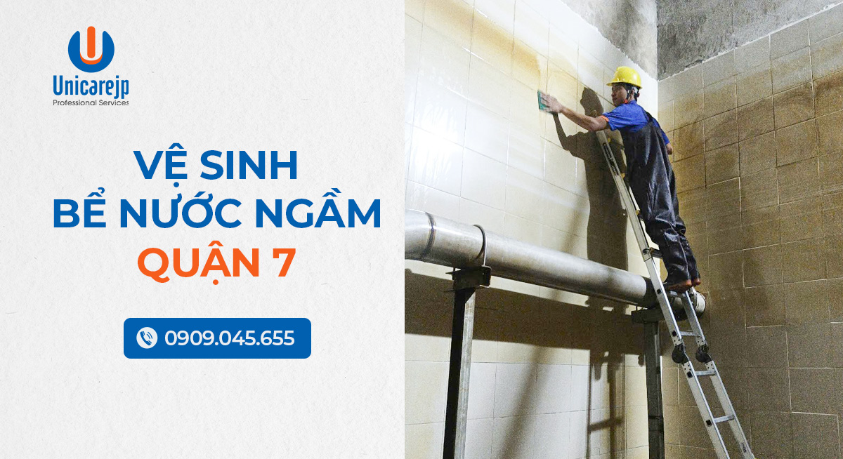 Vệ sinh bể nước ngầm quận 7