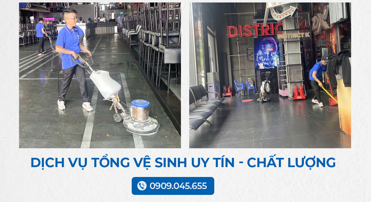 Tổng vệ sinh nhà hàng tại quận 1