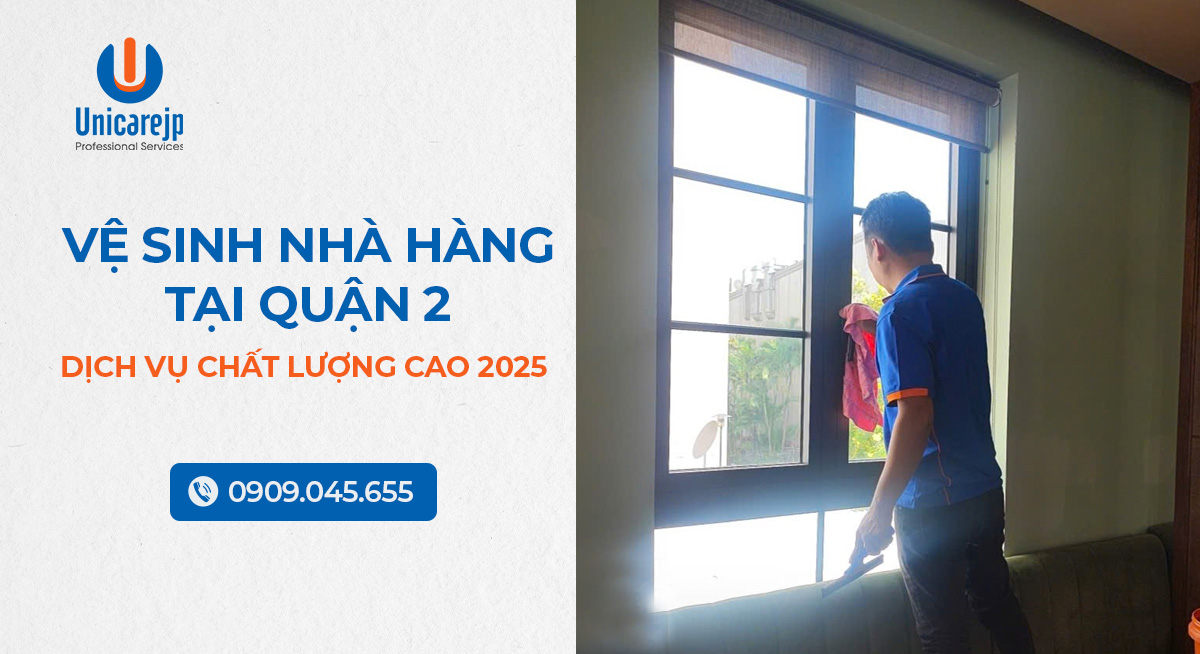Vệ sinh nhà hàng tại quận 2