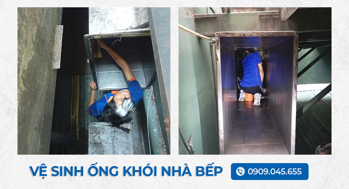 Vệ sinh ống khói nhà bếp