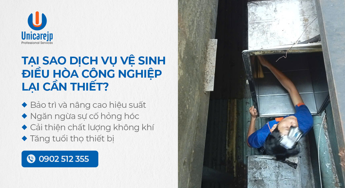 Tại sao vệ sinh điều hòa công nghiệp quan trọng?