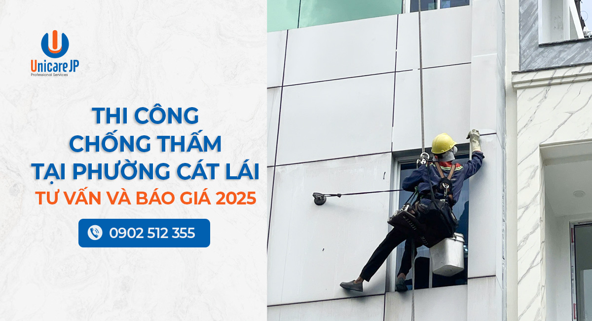 Thi công chống thấm tại Phường Cát Lái