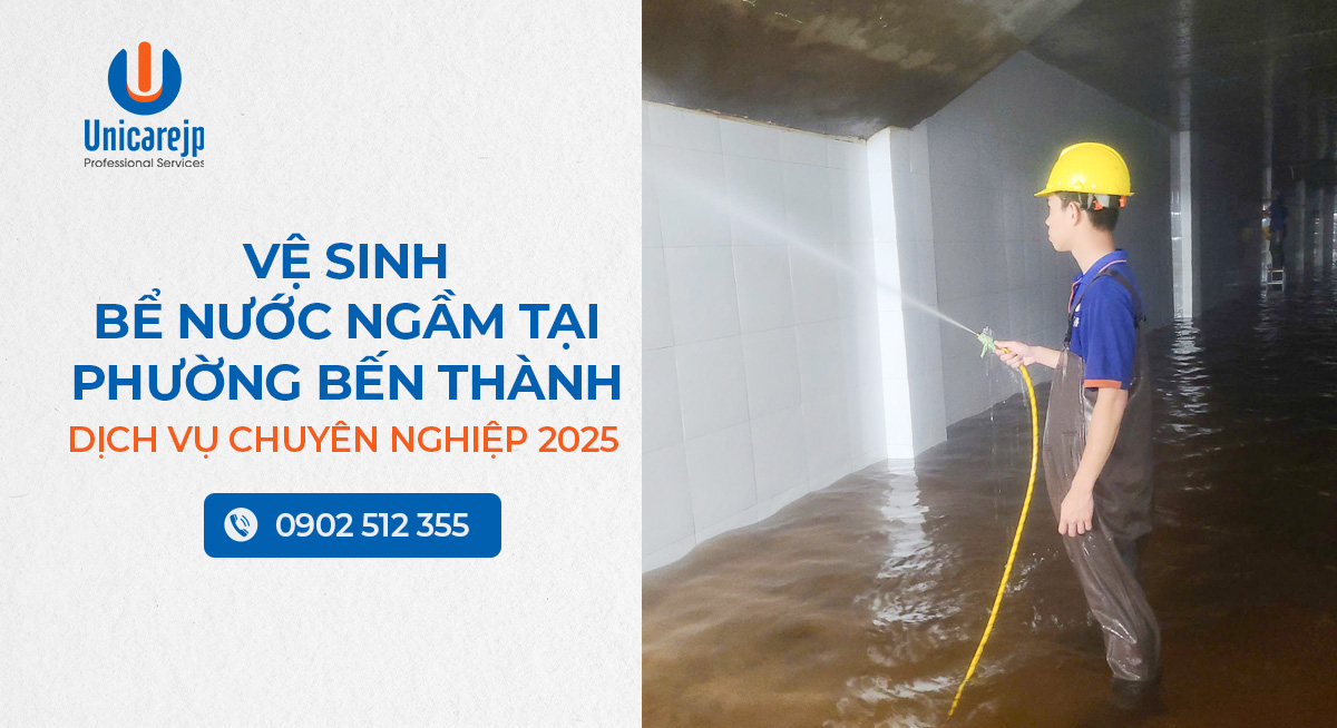 Vệ sinh bể nước ngầm tại Phường Bến Thành