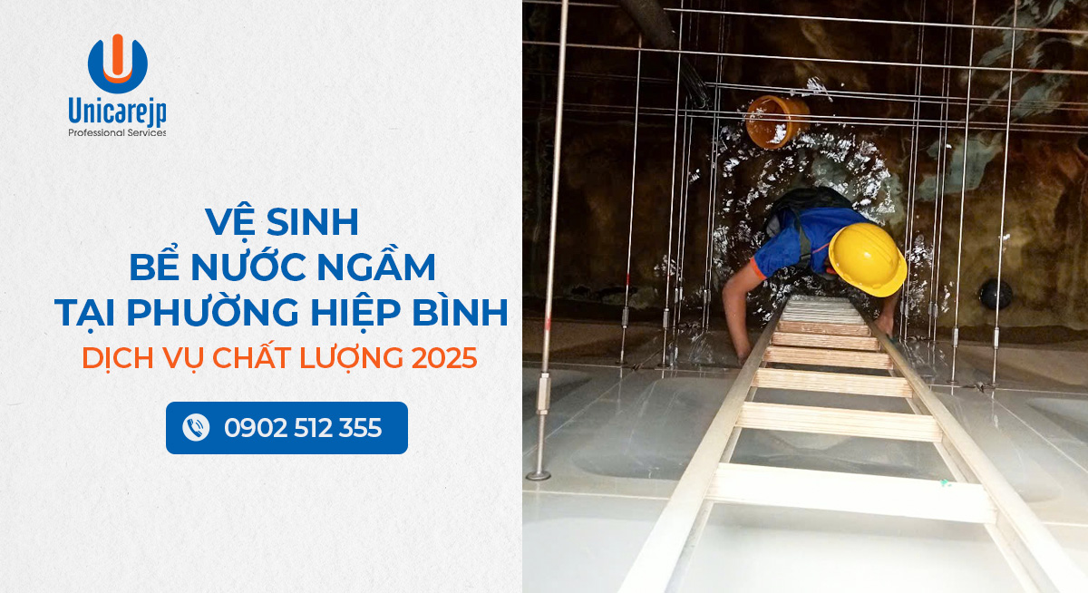 Vệ Sinh Bể Nước Ngầm Tại Phường Hiệp Bình
