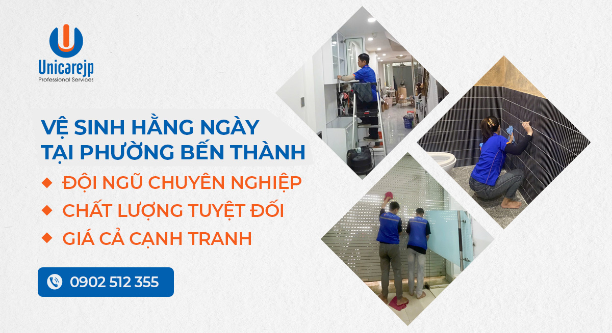 Vệ sinh hằng ngày tại Phường Bến Thành