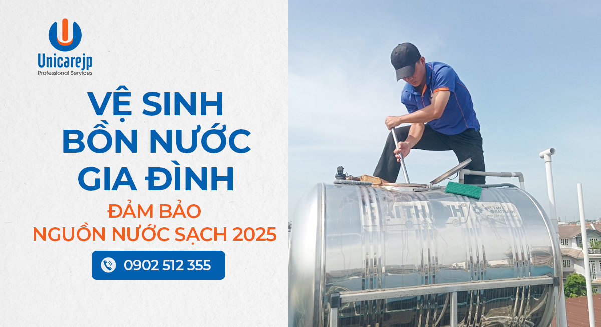 Vệ Sinh Bồn Nước Gia Đình