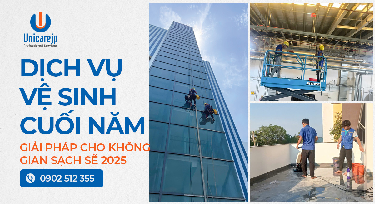 Dịch vụ vệ sinh cuối năm