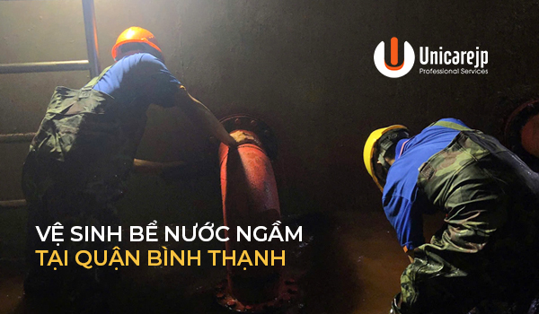 Vệ sinh bể nước ngầm tại quận Bình Thạnh
