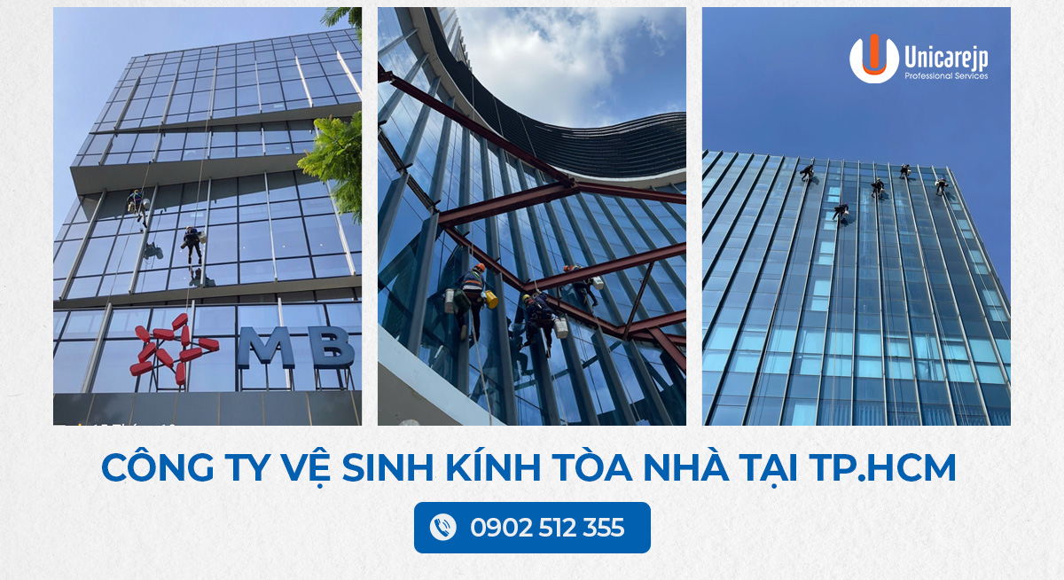 Vệ sinh cửa kính ngoài trời