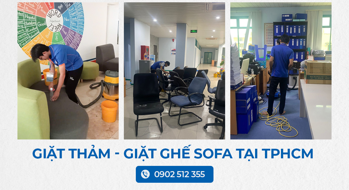 Giặt thảm ghế sofa tại TPHCM
