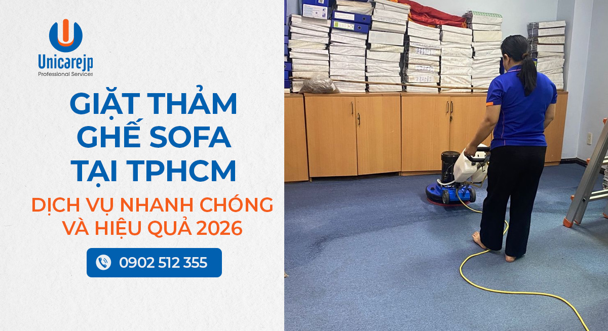 Giặt thảm ghế sofa tại TPHCM