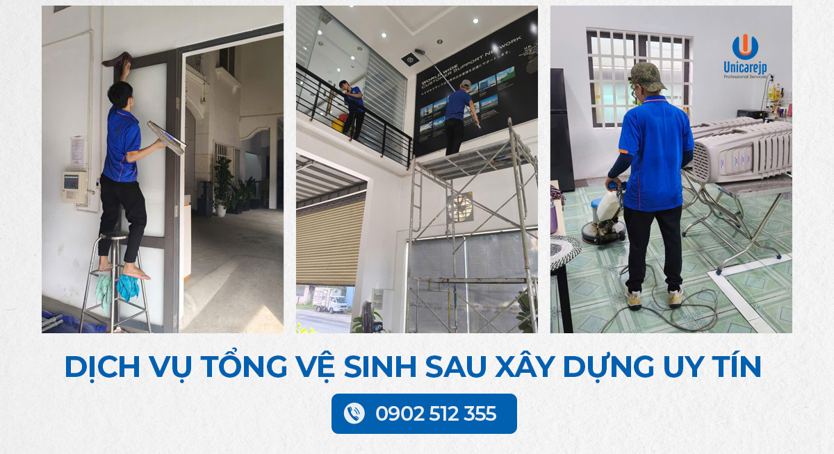Dịch vụ vệ sinh nhà mới xây