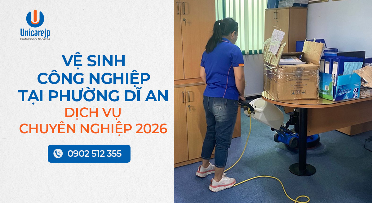 Vệ sinh công nghiệp tại phường Dĩ An