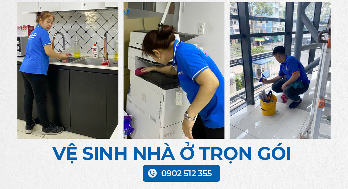 Vệ Sinh Nhà Ở Trọn Gói