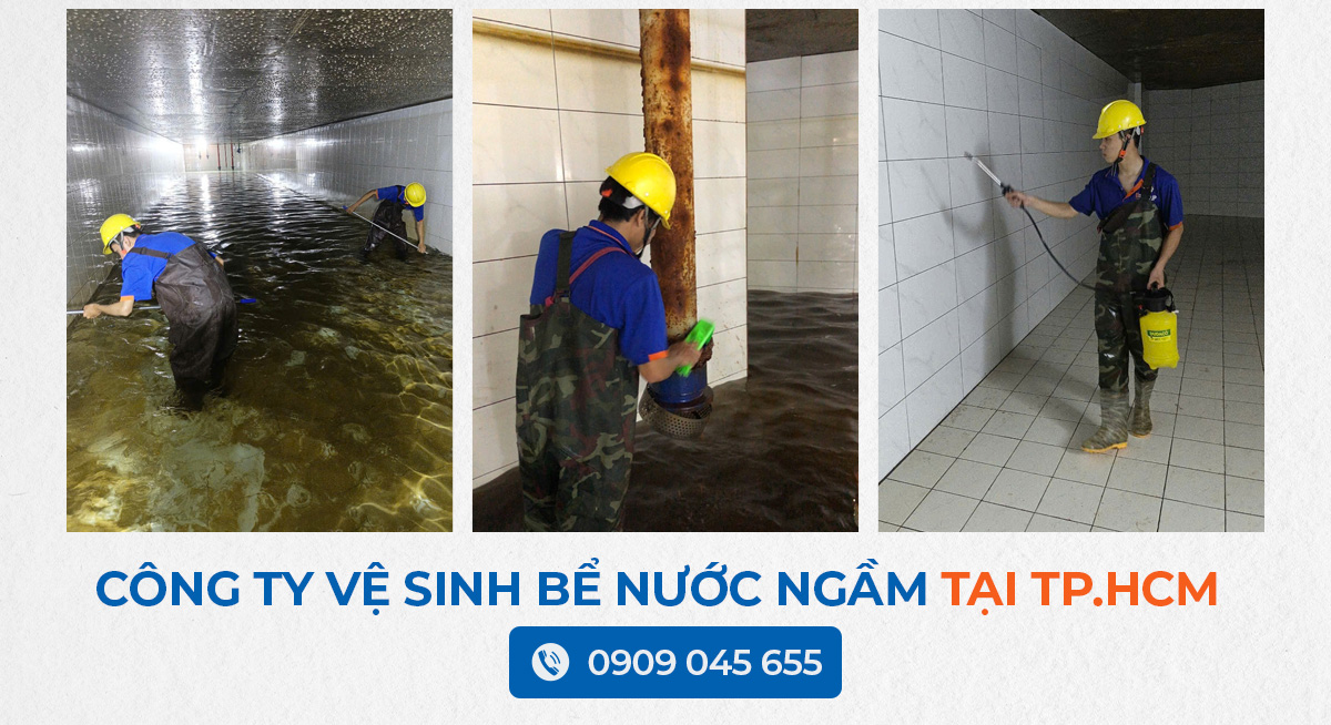 công ty vệ sinh bể nước ngầm uy tín tại tp.hcm