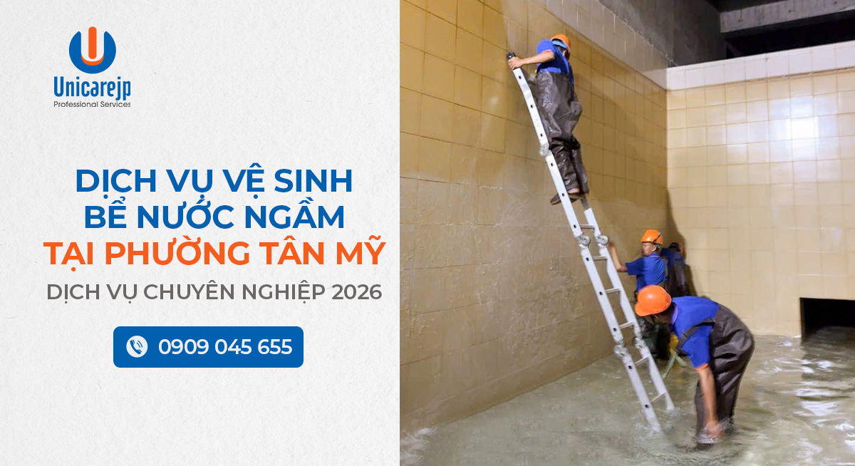 Dịch vụ vệ sinh bể nước ngầm tại phường Tân Mỹ