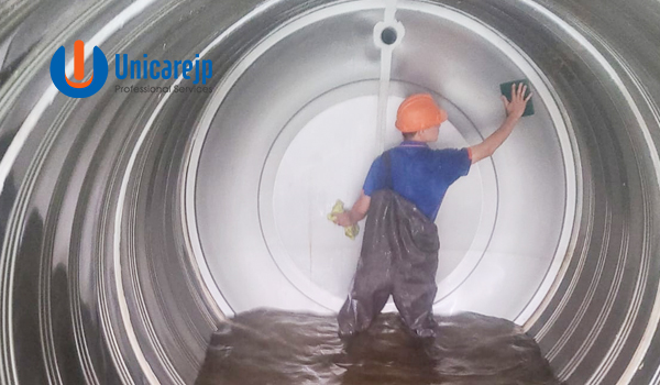 Dịch vụ vệ sinh bồn nước inox tại Bình Dương nhanh chóng