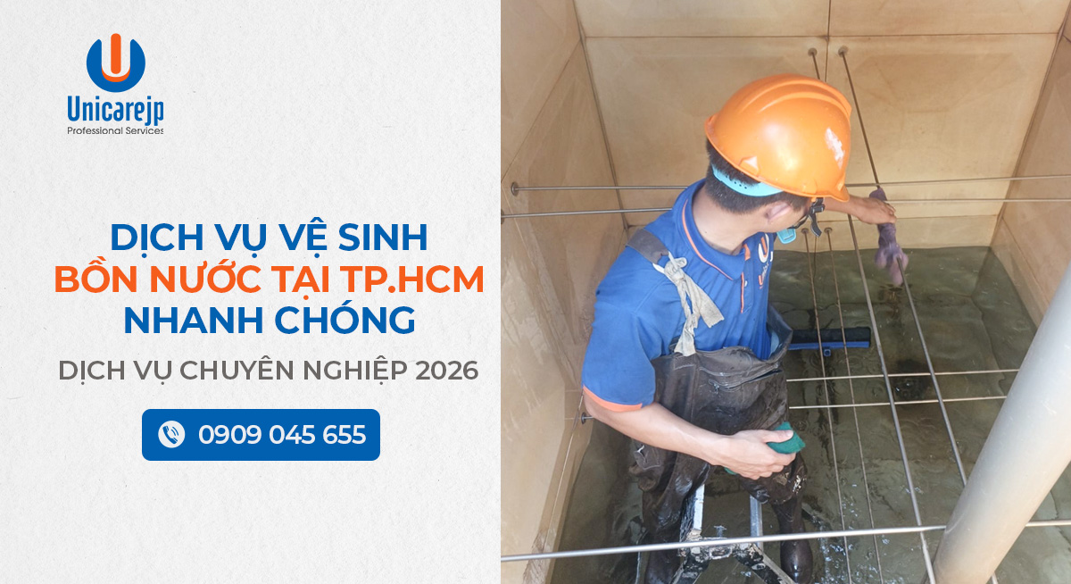 Dịch vụ vệ sinh bồn nước tại TPHCM nhanh chóng