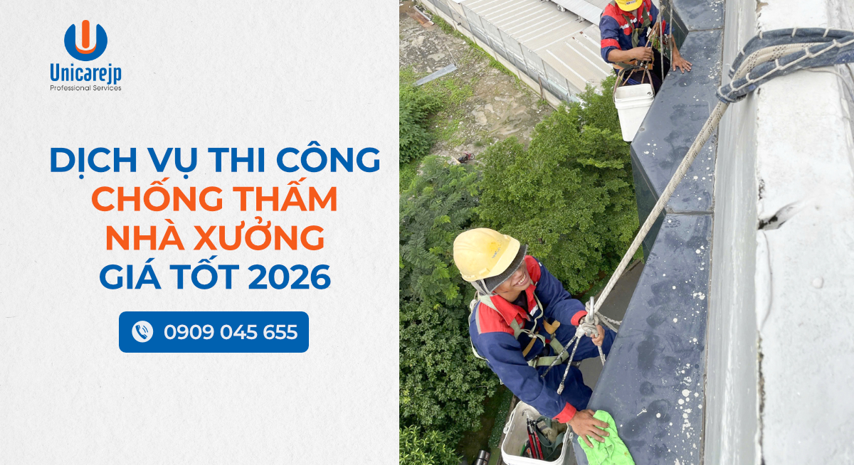 Dịch Vụ Thi Công Chống Thấm Nhà Xưởng Giá Tốt 2026