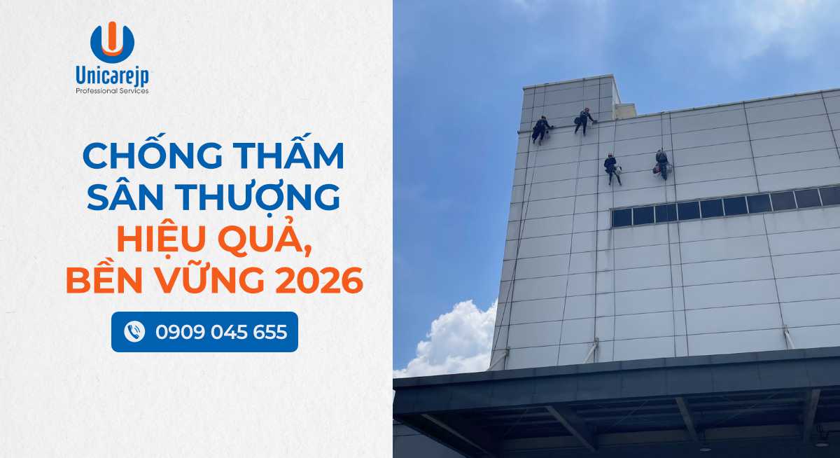 Chống Thấm Sân Thượng Hiệu Quả, Bền Vững 2026