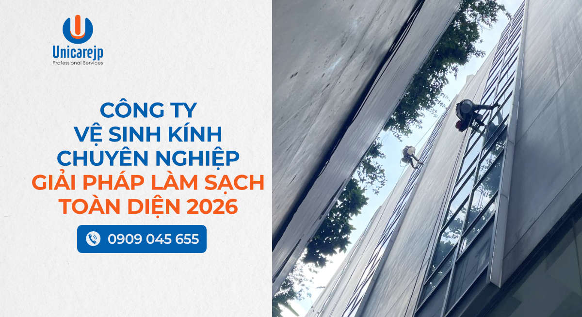Công Ty Vệ Sinh Kính Chuyên Nghiệp – Giải Pháp Làm Sạch Toàn Diện 2026