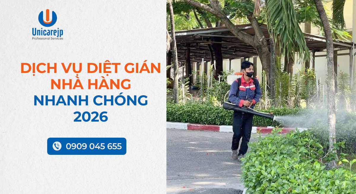 Dịch Vụ Diệt Gián Nhà Hàng Nhanh Chóng 2026