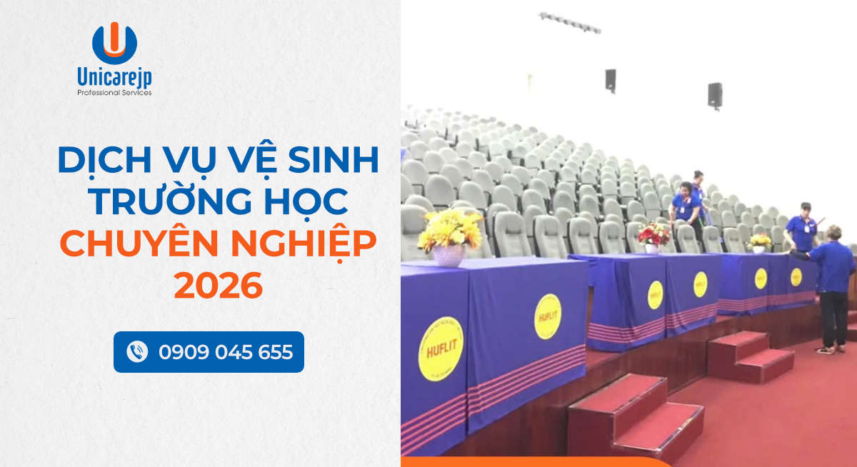 Dịch Vụ Vệ Sinh Trường Học Chuyên Nghiệp 2026