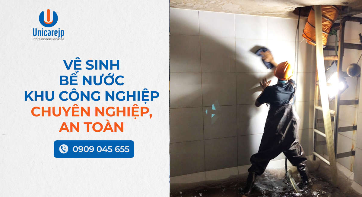 Vệ Sinh Bể Nước Khu Công Nghiệp Chuyên Nghiệp, An Toàn