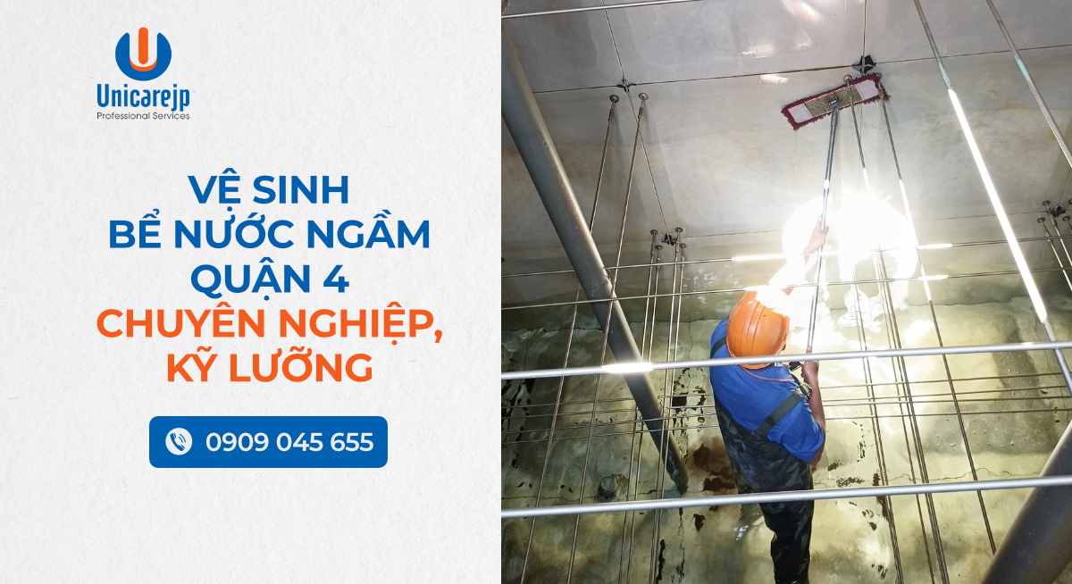 Vệ Sinh Bể Nước Ngầm Quận 4 Chuyên Nghiệp