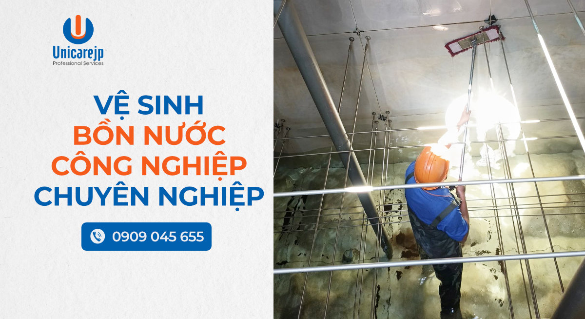 Vệ Sinh Bồn Nước Công Nghiệp Chuyên Nghiệp