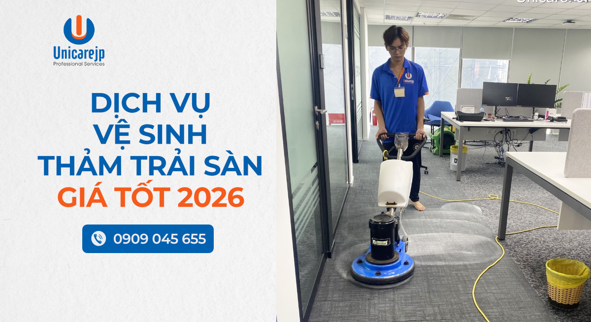 Dịch Vụ Vệ Sinh Thảm Trải Sàn Giá Tốt 2026