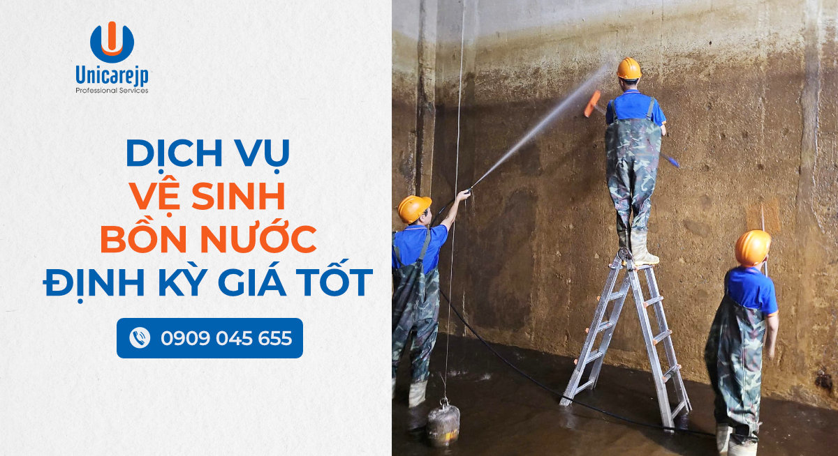 Dịch Vụ Vệ Sinh Bồn Nước Định Kỳ Giá Tốt